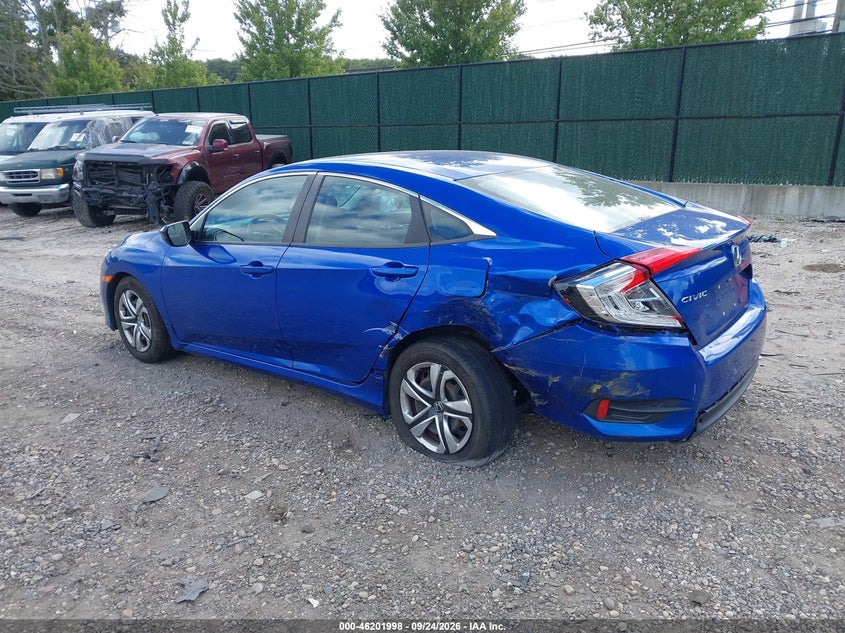 Vin: 19xfc2f57he044967, lot: 46701910, honda civic lx 20173