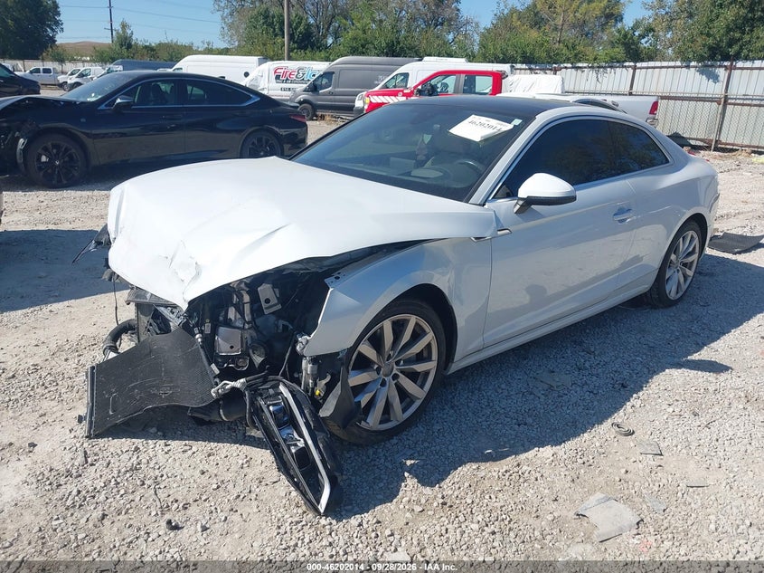Vin: waurnaf58ja001620, lot: 46701926, audi a5 2.0t premium 20182