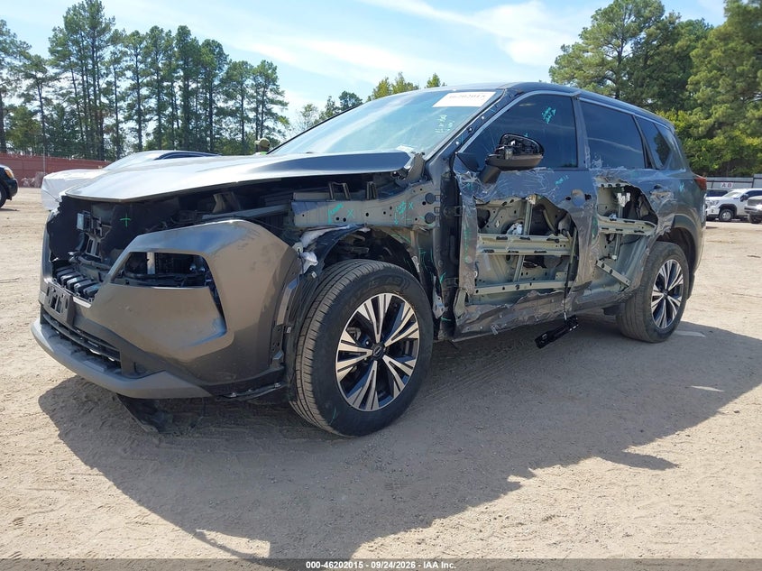 Vin: 5n1bt3ba2pc675537, lot: 46701927, nissan rogue sv fwd 20232