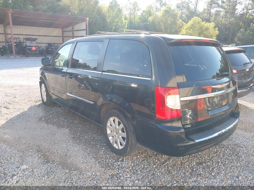Vin: 2c4rc1bg3dr721214, lot: 46701978, chrysler town & country touring 20133