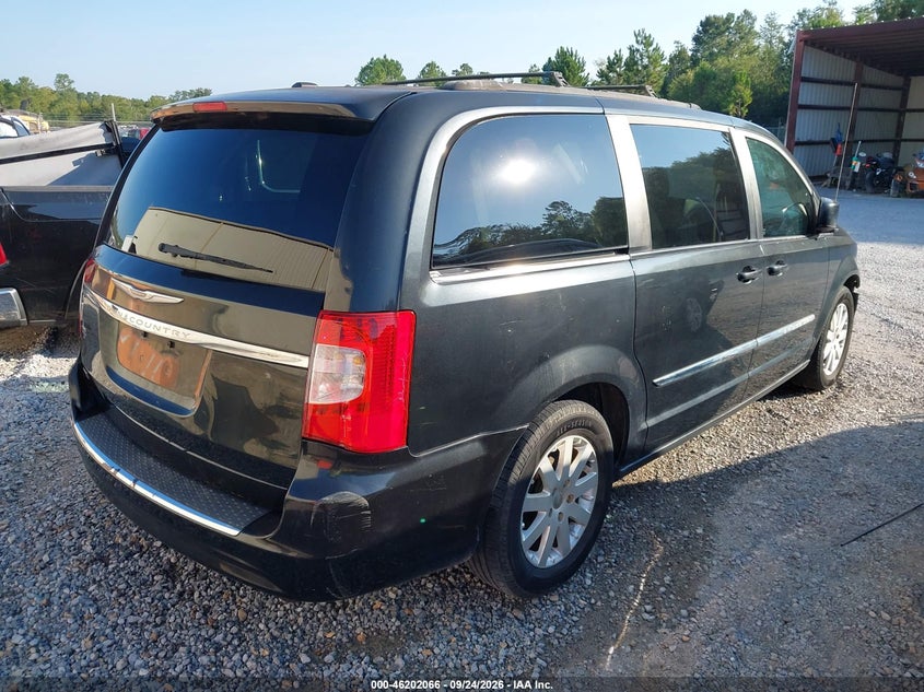 Vin: 2c4rc1bg3dr721214, lot: 46701978, chrysler town & country touring 20134
