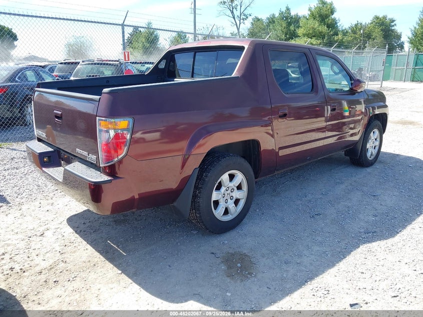 HONDA RIDGELINE 2007 VIN 2HJYK16577H540954
