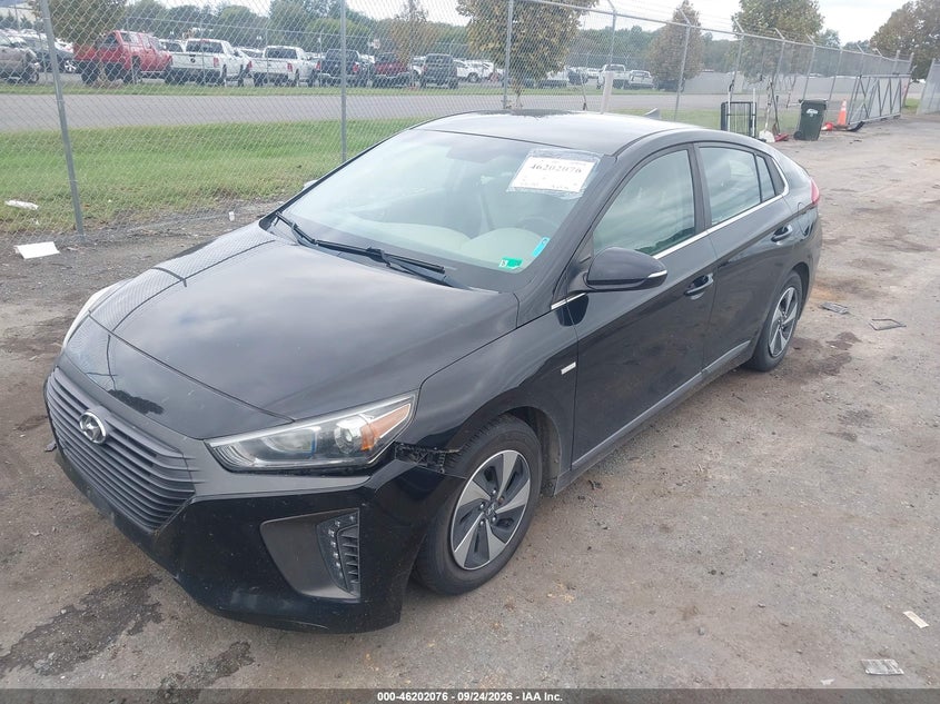 Vin: kmhc75lc7hu048218, lot: 46701988, hyundai ioniq hybrid sel 20172