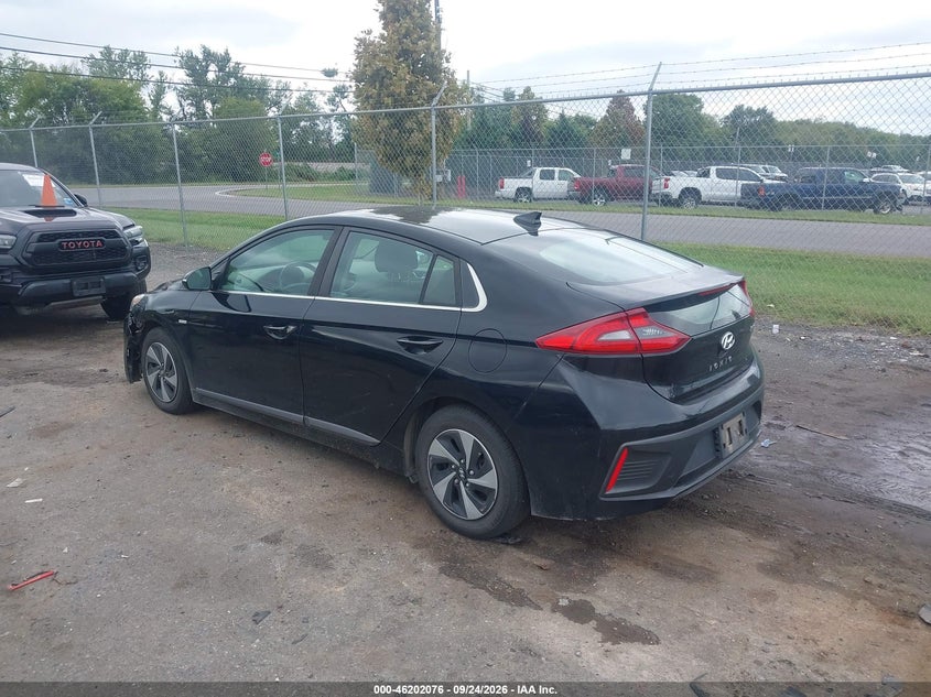 Vin: kmhc75lc7hu048218, lot: 46701988, hyundai ioniq hybrid sel 20173