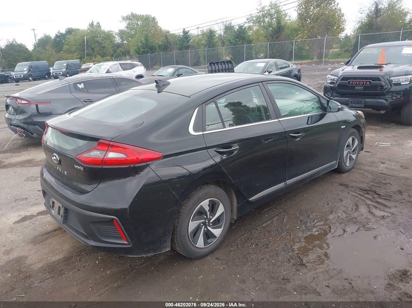 Vin: kmhc75lc7hu048218, lot: 46701988, hyundai ioniq hybrid sel 20174
