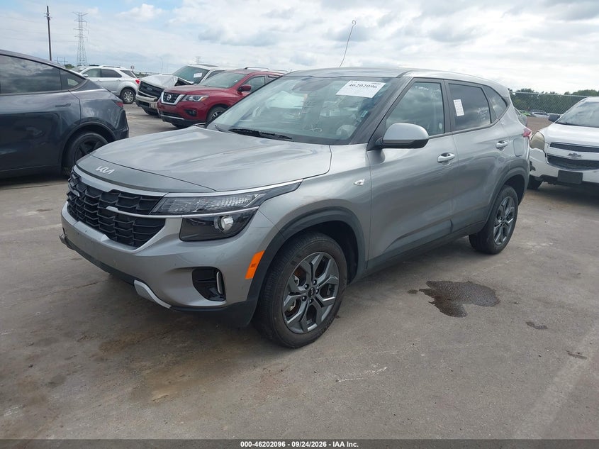 Vin: kndepcaa4t7888497, lot: 46702008, kia seltos lx 20262