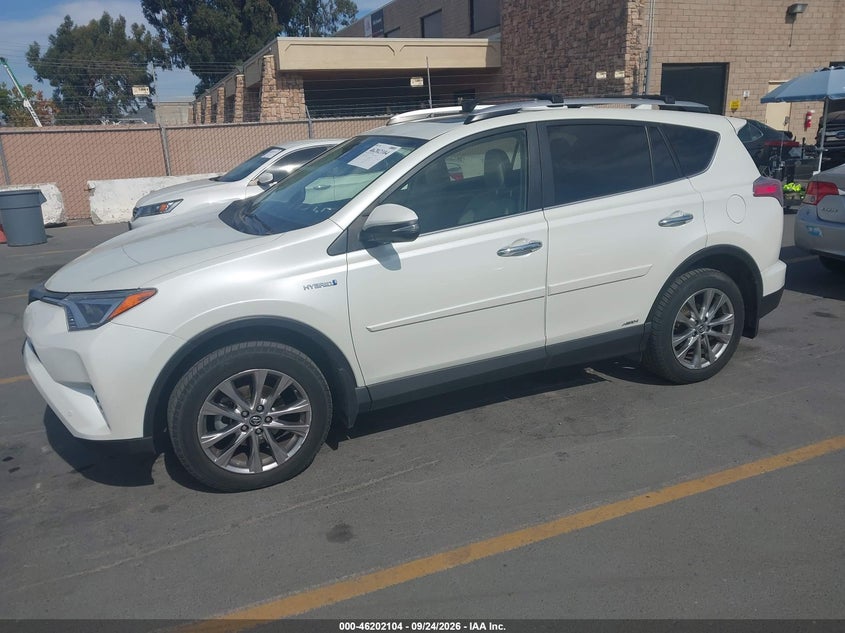 Vin: jtmdjrev9gd036764, lot: 46702016, toyota rav4 hybrid limited 20162