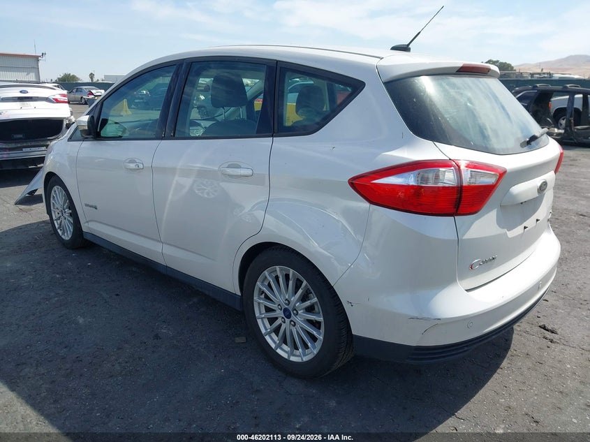 Vin: 1fadp5au6dl525926, lot: 46702025, ford c-max hybrid se 20133
