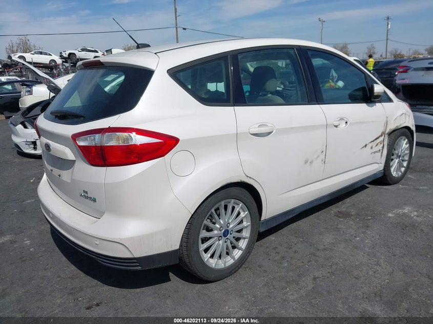 Vin: 1fadp5au6dl525926, lot: 46702025, ford c-max hybrid se 20134