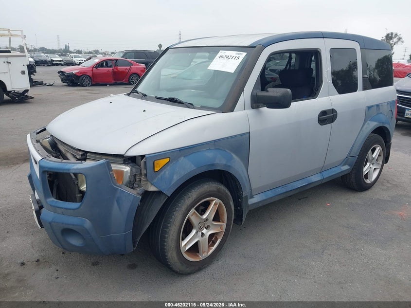 HONDA ELEMENT 2005 VIN 5J6YH18625L017344