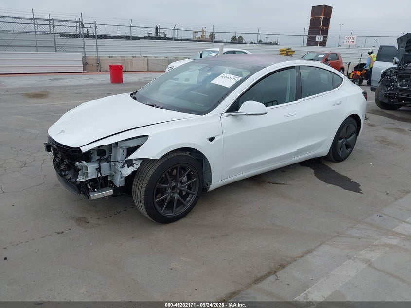 Vin: 5yj3e1ea8jf027312, lot: 46702083, tesla modelo 3 long range/mid range 20182