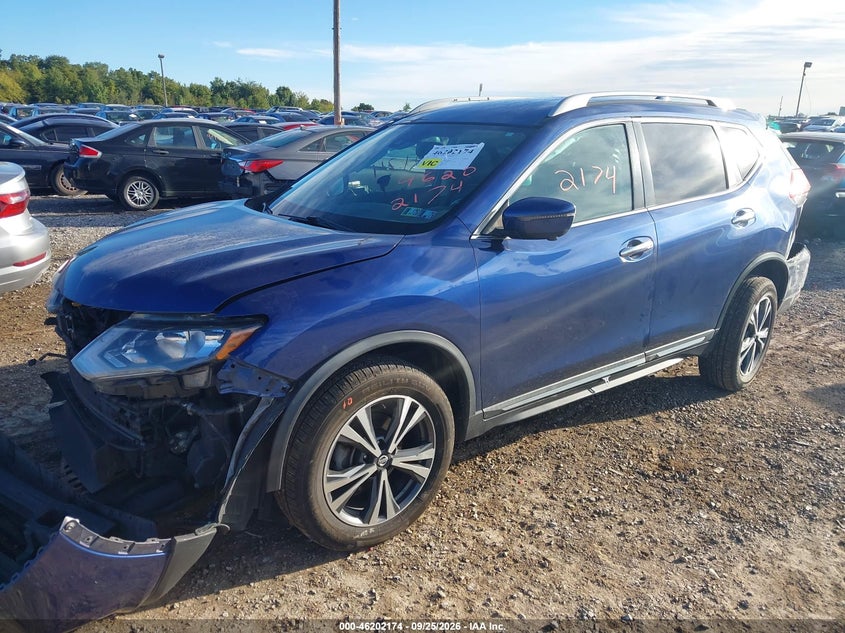 Vin: 5n1at2mvxjc744133, lot: 46702086, nissan rogue sl 20182