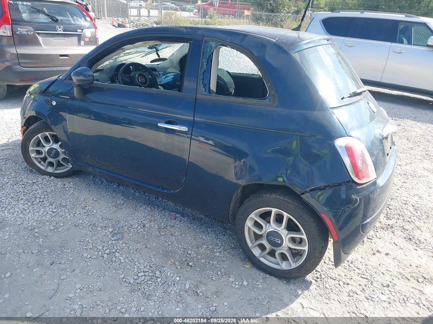 Vin: 3c3cffar1et185864, lot: 46702096, fiat 500 pop 20143