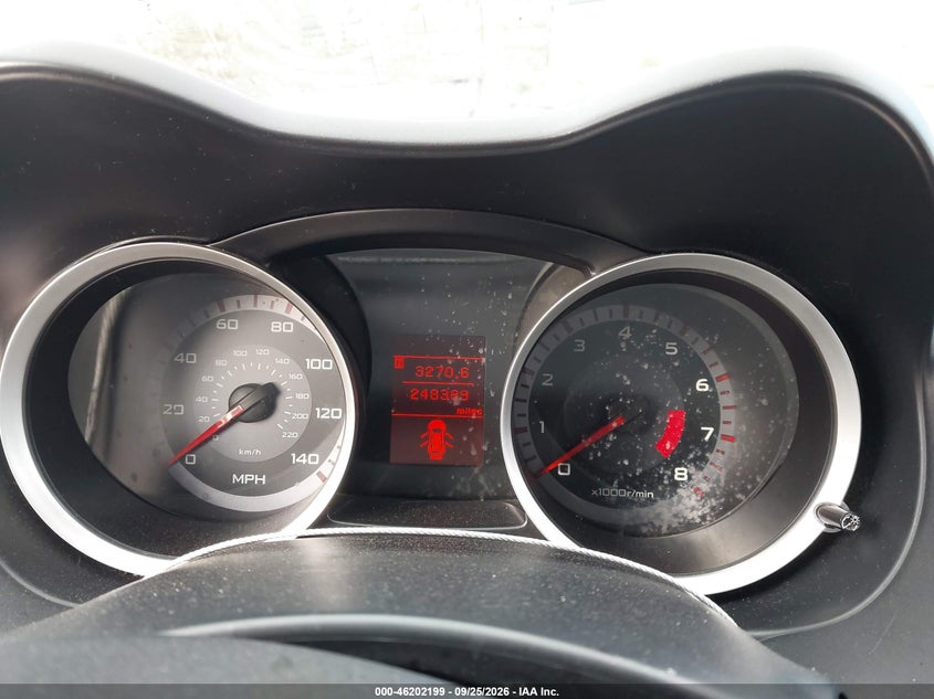 MITSUBISHI LANCER 2008 VIN JA3AU16U58U044264