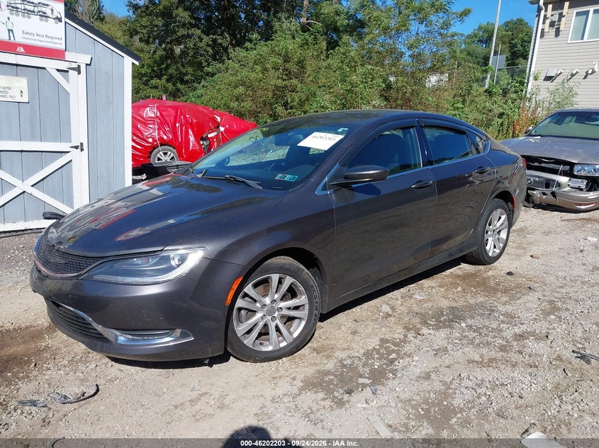Vin: 1c3cccab3fn541839, lot: 46702115, chrysler 200 limited 20152