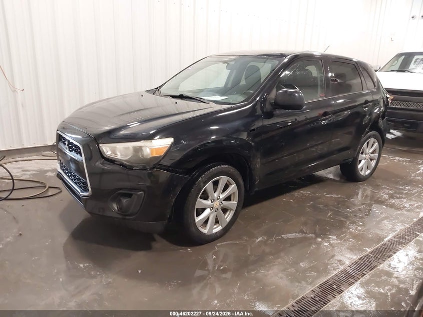 Vin: 4a4ar3au8ee022098, lot: 46702139, mitsubishi outlander sport es 20142
