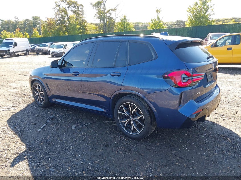 Vin: 5ux83dp01n9m78792, lot: 46702142, bmw x3 m40i 20223