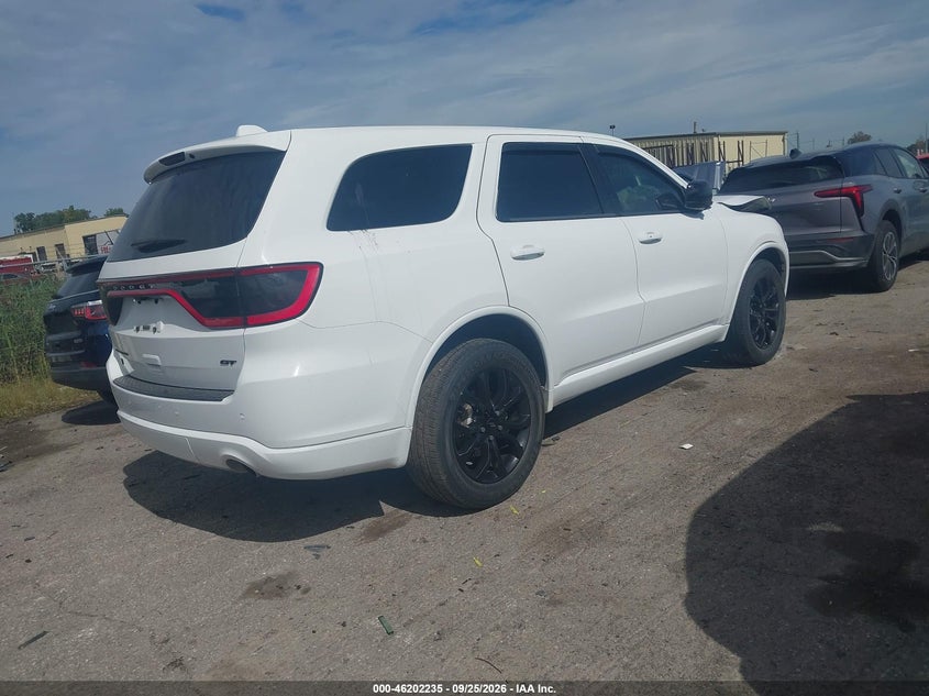 Vin: 1c4rdjdg6lc382143, lot: 46702147, dodge durango gt awd 20204
