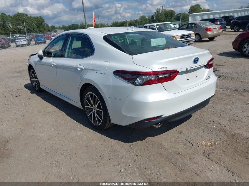 Vin: 4t1f31ak7pu609186, lot: 46702159, toyota camry xle hybrid 20233