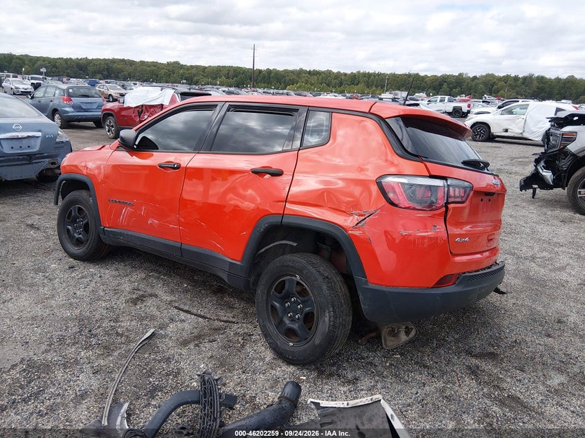 Vin: 3c4njdab3jt191847, lot: 46702171, jeep compass sport 4x4 20183