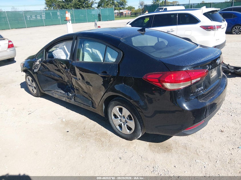 Vin: 3kpfk4a74je271479, lot: 46702176, kia forte lx 20183