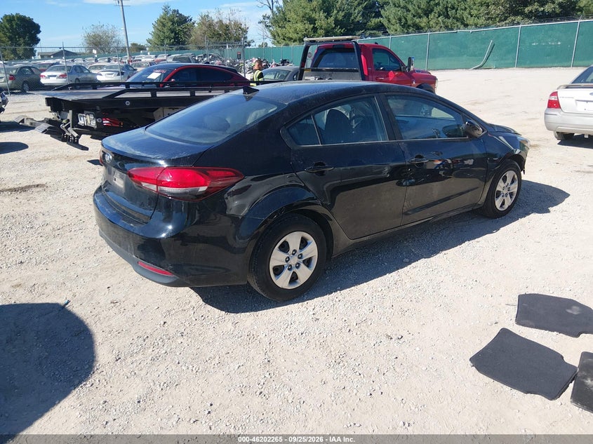 Vin: 3kpfk4a74je271479, lot: 46702176, kia forte lx 20184