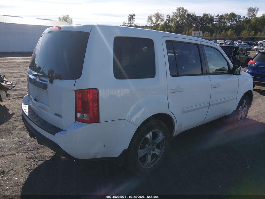 Vin: 5fnyf4h6xcb037712, lot: 46702185, honda pilot ex-l 20124