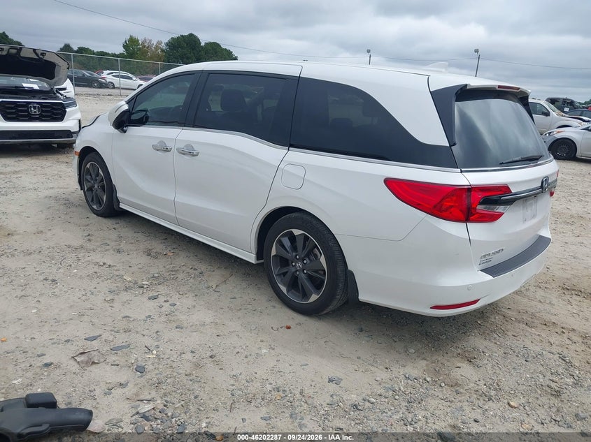 Vin: 5fnrl6h99rb043402, lot: 46702199, honda odyssey elite 20243