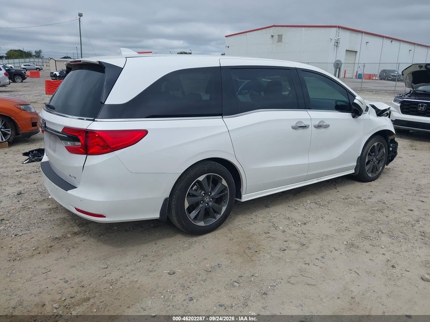 Vin: 5fnrl6h99rb043402, lot: 46702199, honda odyssey elite 20244