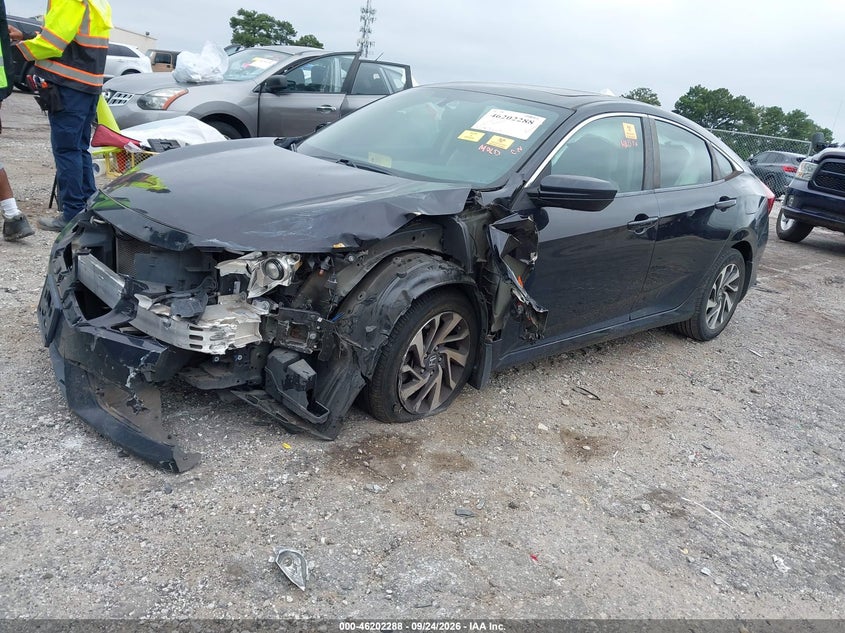 Vin: 19xfc2f74he003942, lot: 46702200, honda civic ex 20172