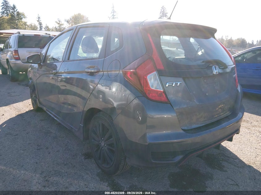 Vin: 3hggk5h63lm715002, lot: 46702221, honda fit sport 20203