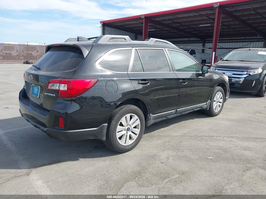 Vin: 4s4bsahc9g3228557, lot: 46702223, subaru outback 2.5i premium 20164