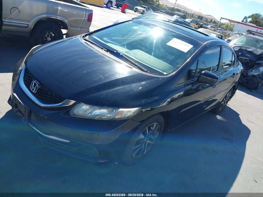 2015 Honda Civic, Удар ззаду, IAAI, VIN 19XFB2F80FE117445 — фото 2