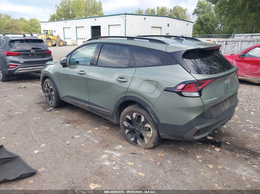 Vin: 5xyk6caf9pg105071, lot: 46702288, kia sportage x-line 20233