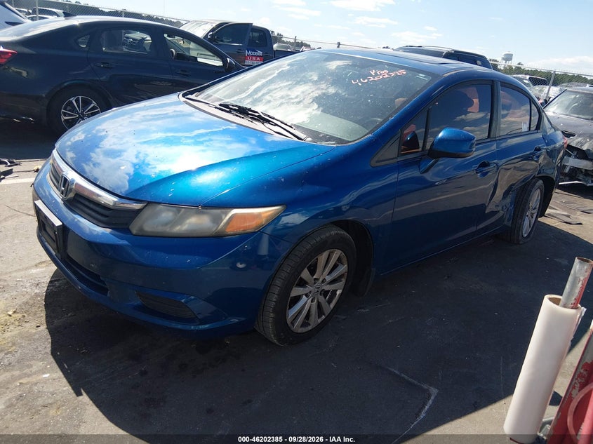 HONDA CIVIC SDN 2012 VIN 2HGFB2F87CH585481