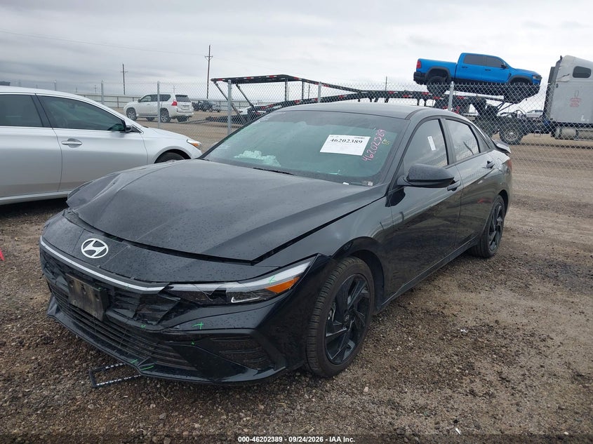 Vin: kmhlm4dj2tu192851, lot: 46702301, hyundai elantra hybrid sel sport 20262
