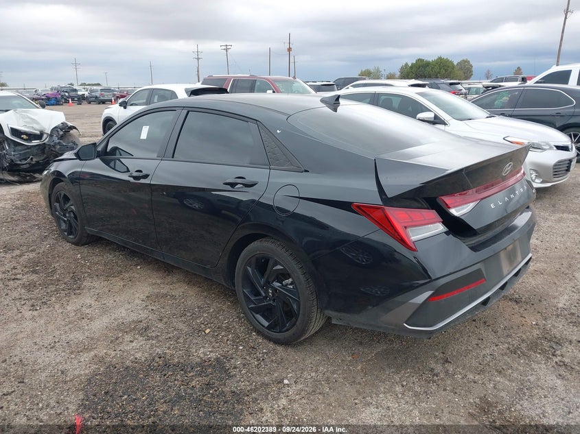 Vin: kmhlm4dj2tu192851, lot: 46702301, hyundai elantra hybrid sel sport 20263