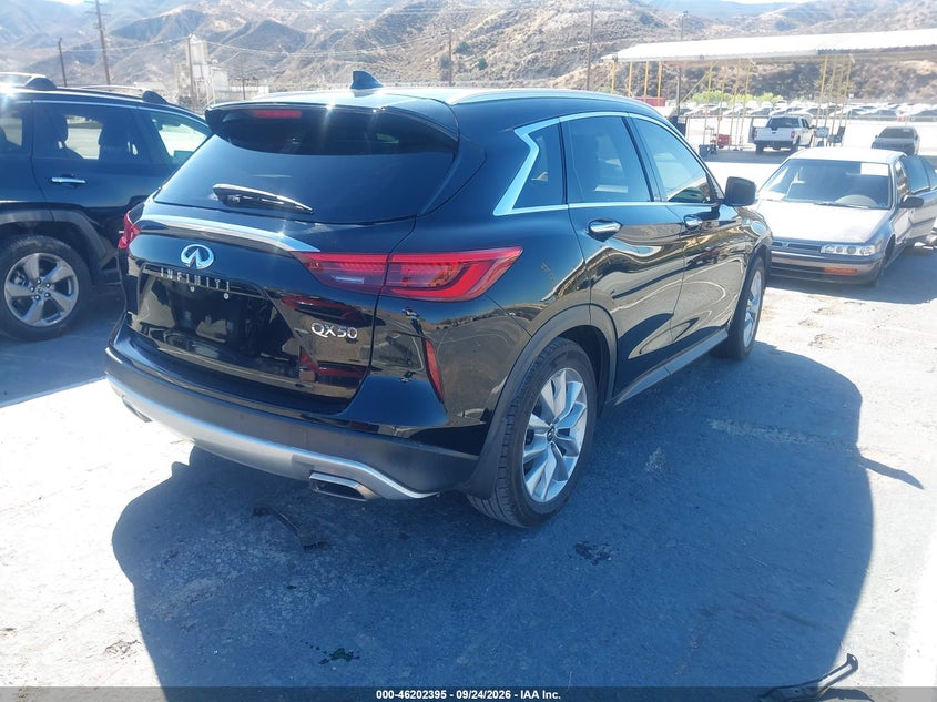 Vin: 3pcaj5ba4mf110299, lot: 46702307, infiniti qx50 luxe 20214