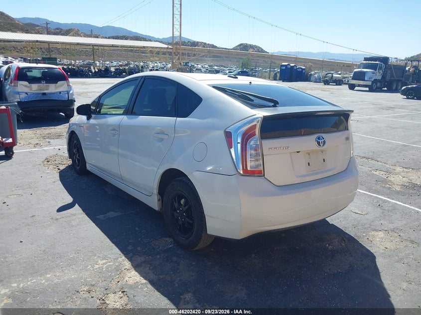 Vin: jtdkn3du2d5629938, lot: 46702332, toyota prius four 20133