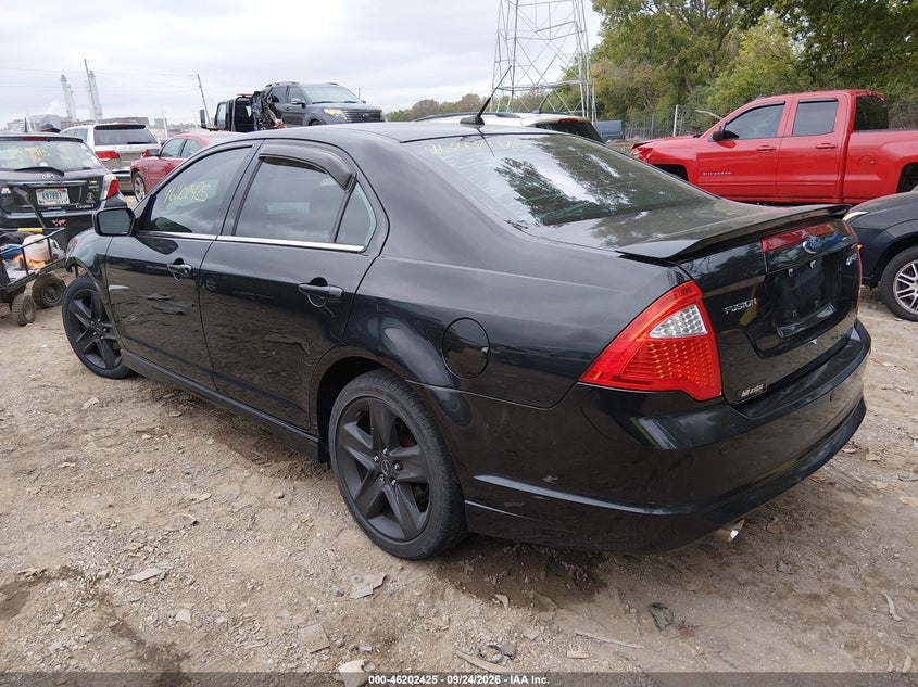 Vin: 3fahp0kc9ar202722, lot: 46702337, ford fusion sport 20103