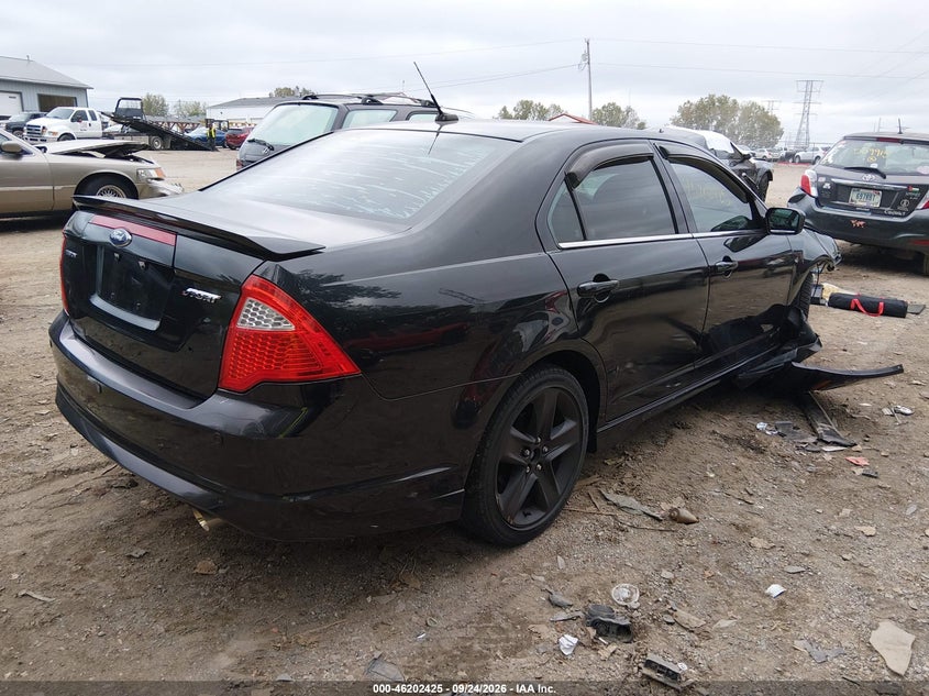Vin: 3fahp0kc9ar202722, lot: 46702337, ford fusion sport 20104