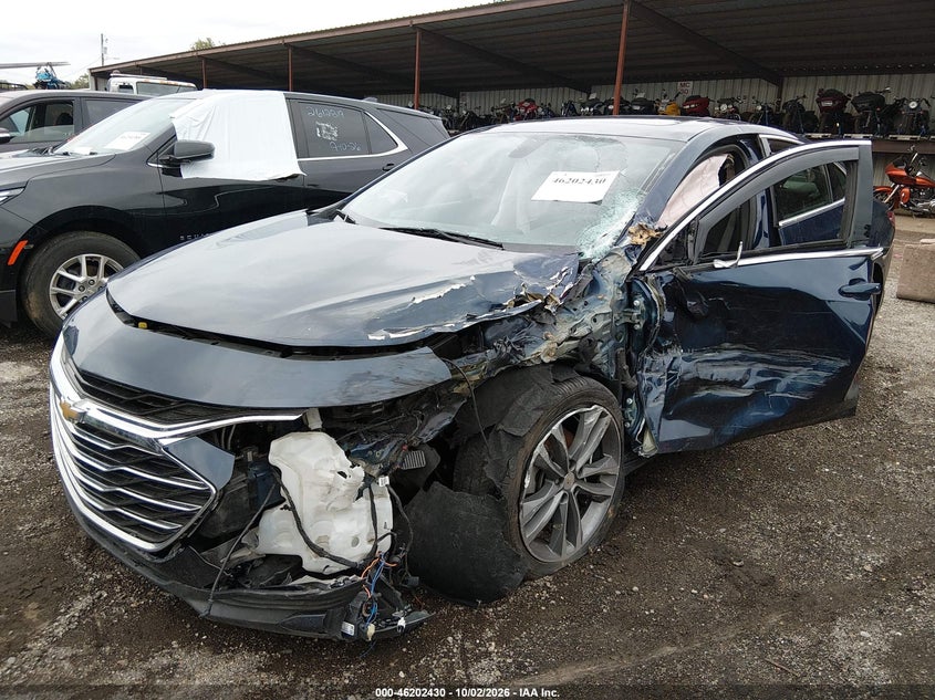 Vin: 1g1zd5st5nf142678, lot: 46702342, chevrolet malibu fwd lt 20222