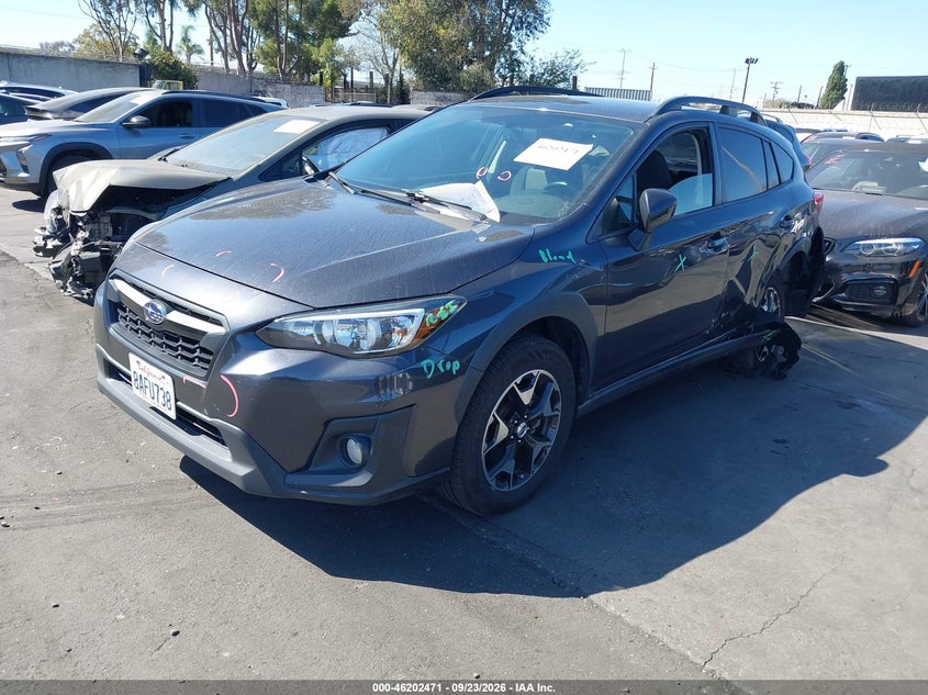 Vin: jf2gtabc5jh225683, lot: 46702383, subaru crosstrek 2.0i premium 20182