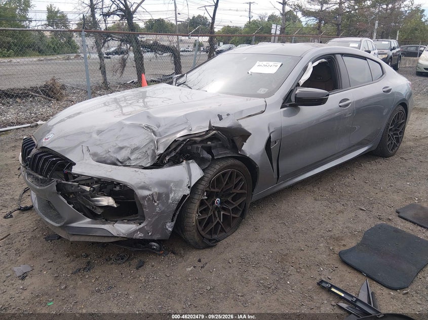 Vin: wbsgv0c0xpcl62348, lot: 46702391, bmw m8 gran coupe competition 20232