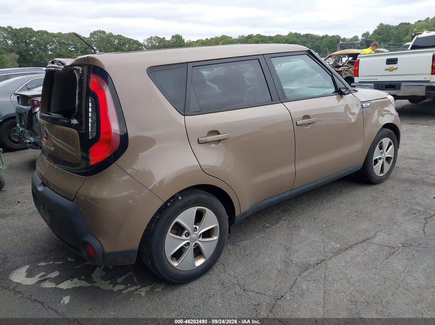Vin: kndjn2a26g7270806, lot: 46702402, kia soul 20164