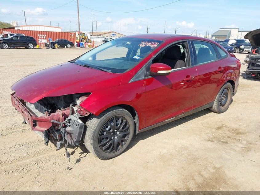 Vin: 1fadp3f24dl352497, lot: 46702403, ford focus se 20132