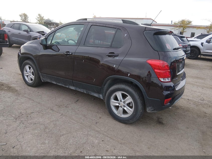 Vin: kl7cjpsm3nb530653, lot: 46702418, chevrolet trax awd lt 20223