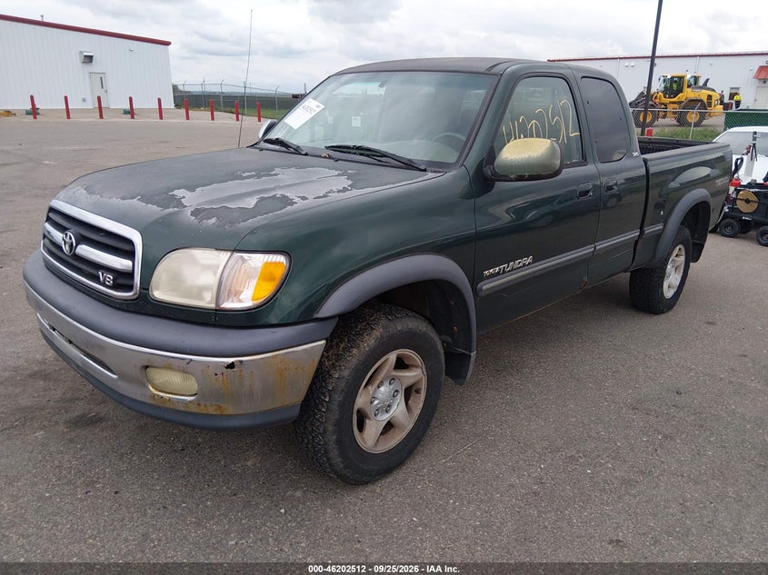 2002 Toyota Tundra, Звичайний знос, IAAI, VIN 5TBBT441X2S283543 — фото 2