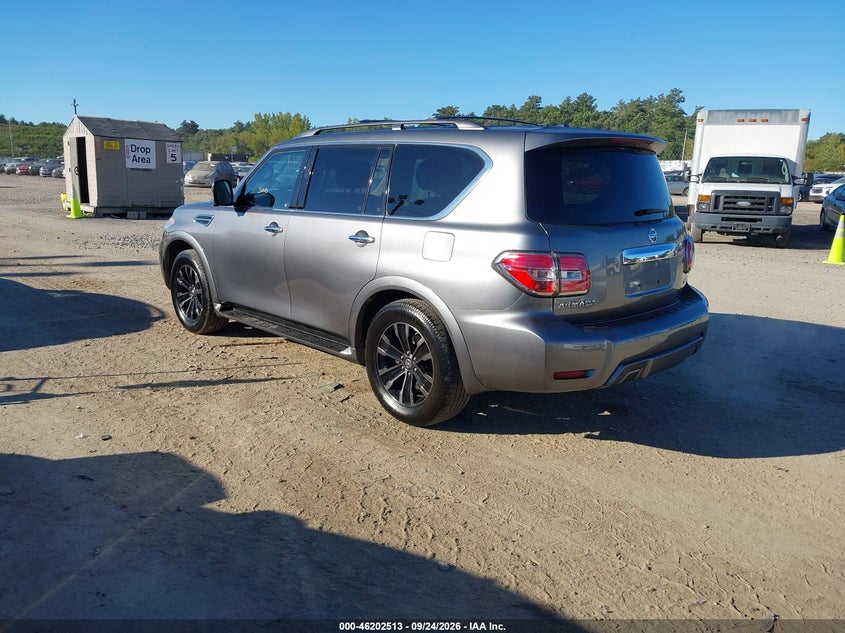 Vin: jn8ay2ne2k9758146, lot: 46702425, nissan armada platinum 20193