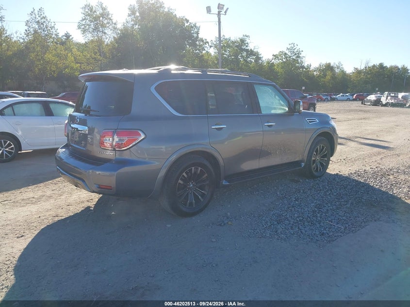 Vin: jn8ay2ne2k9758146, lot: 46702425, nissan armada platinum 20194